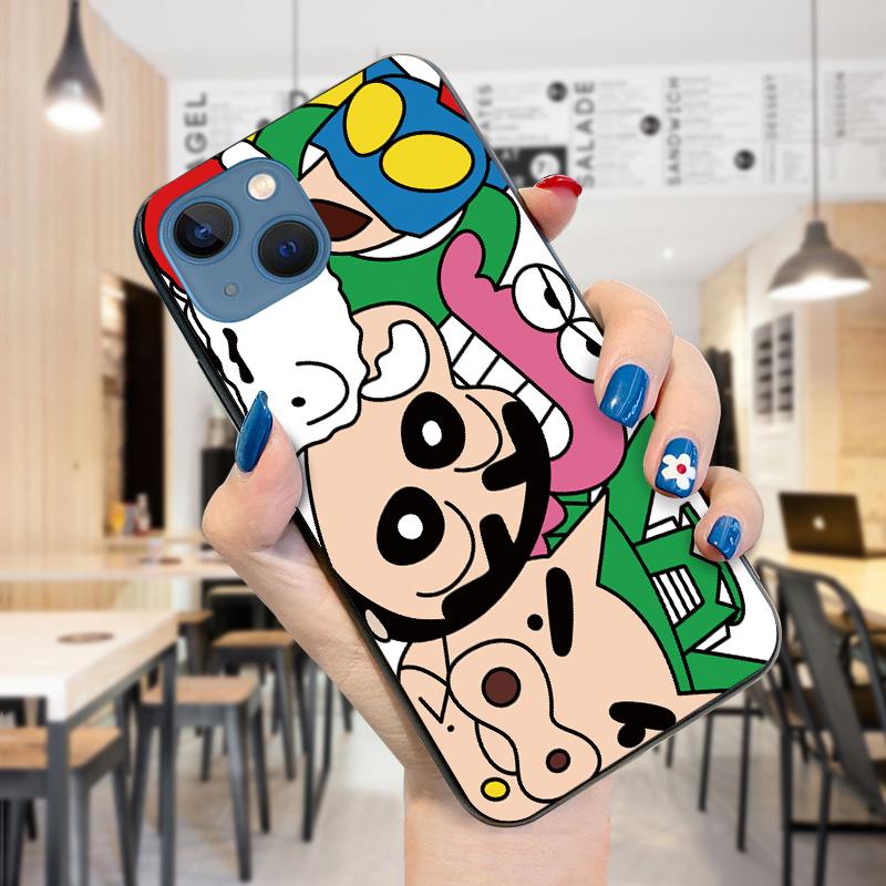 Чехол из ТПУ с милым мультяшным японским аниме для iPhone 14 13 12 11 Pro Max 7 8 6 6s SE Samsung Galaxy S23 S22 Ultra S21 A53 M33 M30 S9 A21s, чехлы для телефонов