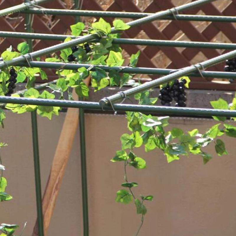 10Pcs Plant Trellis Connecting Buckles Climbing Pipe Support Fixing Tool Garden Stake Connectors For Vegetable Garden Roof