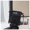New Nylon Shoulder Small Square Bag Women's 2025 Grid Mobile Phone Bag Leisure Sports Simple Messenger Bag