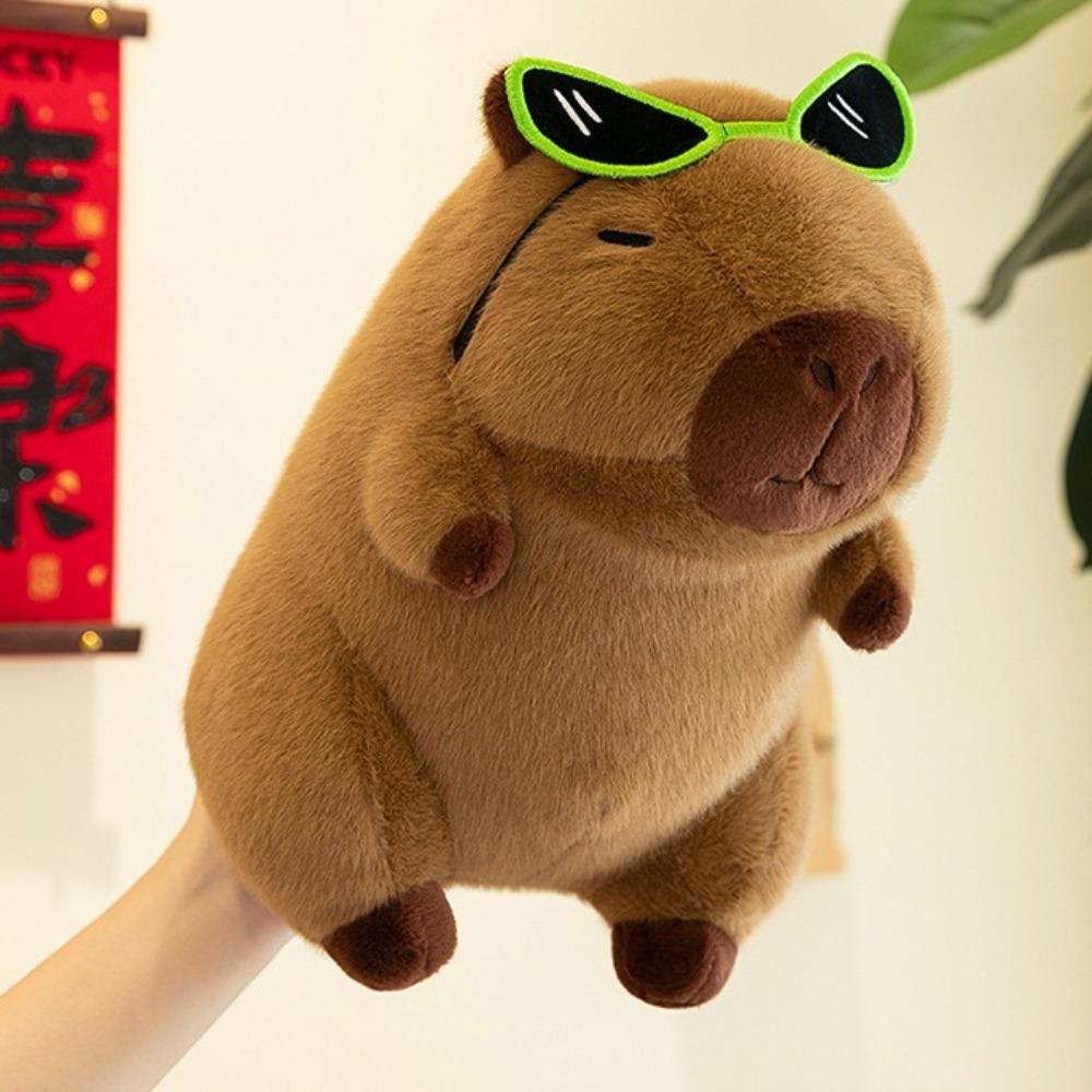 Simulation Capybara Plush Doll Cartoon Capibara Fluffty Doll Cute Capybara Plush Toy  Home Decor