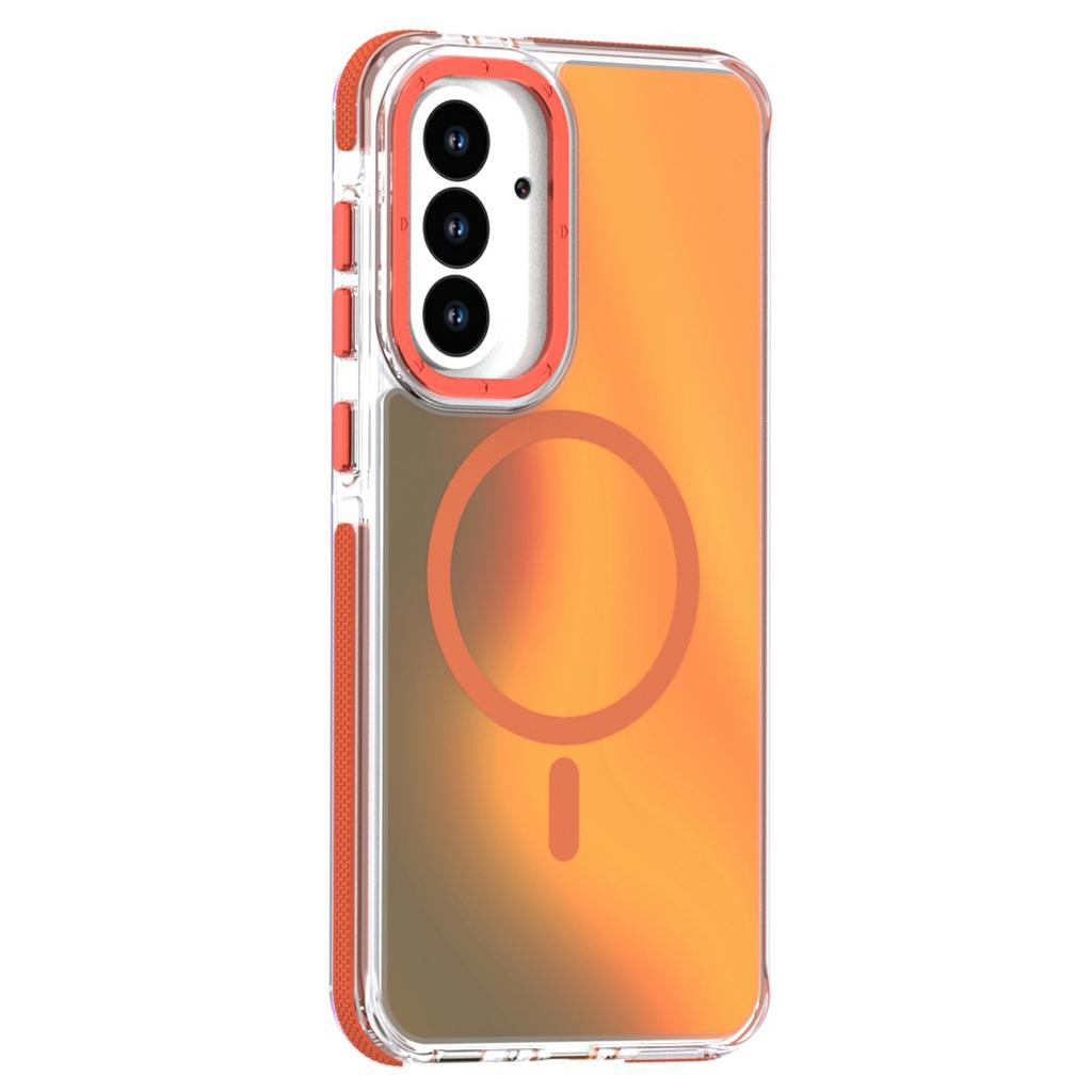 Для Samsung Galaxy S26 / S26 Pro Магнитный чехол Милый флуоресцентный дизайн ТПУ Акриловая задняя крышка телефона