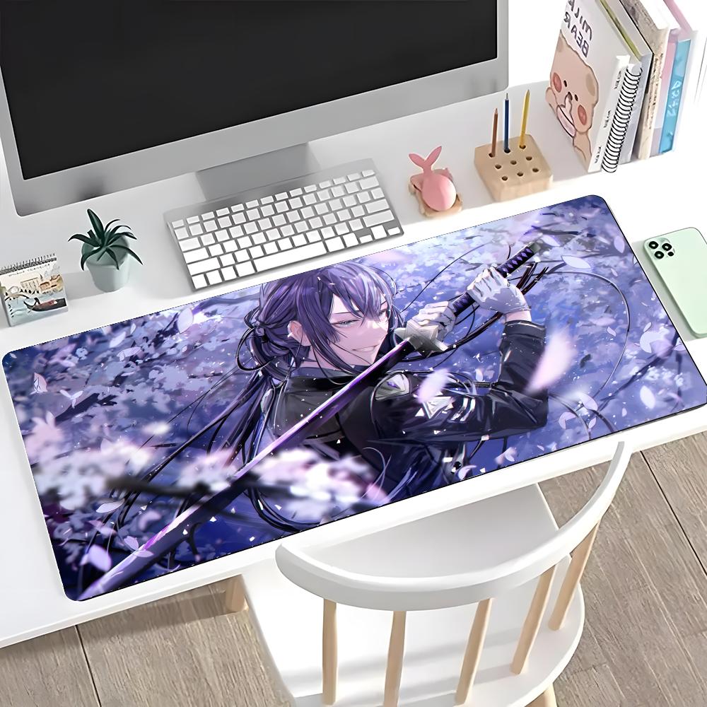 Аниме T-touken R-ranbu Коврик для мыши Mouse Pad Большой Игровой С заблокированным краем Утолщенный Настольный коврик для компьютерной клавиатуры