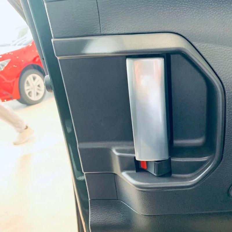 Car Inner Door Handle Cover Trim ABS Handrail Accessories Decoration Stickers Armrest 2Pcs For Toyota Sienna