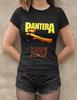 Pantera vulgar демонстрация силы концерт органическая женская футболка мужские женские футболки топ приталенный