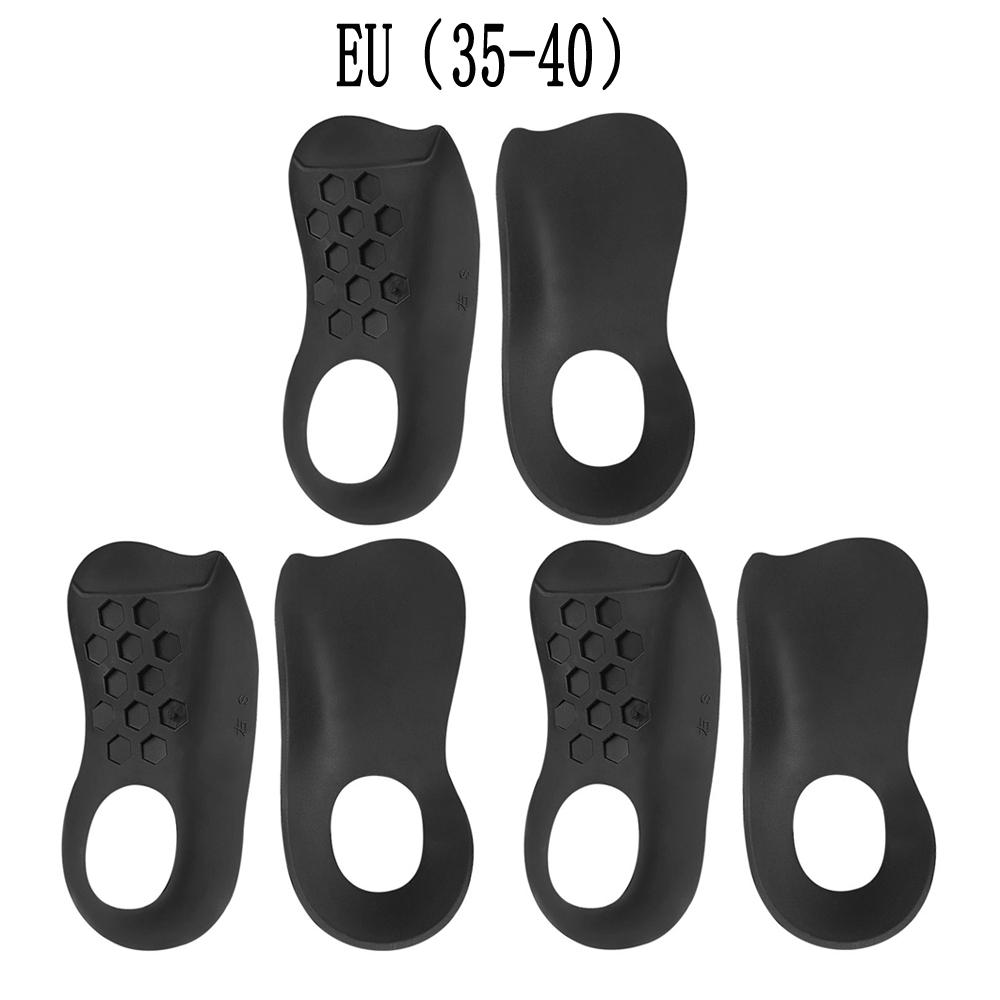 3 пары ортопедических стелек для плоскостопия О-образной формы, поддержка свода стопы, коррекция подошвенного фасциита для детей и взрослых
