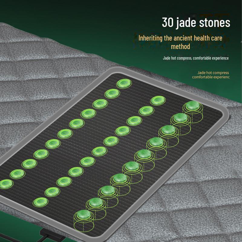 Электрический массажный мат с подогревом для всего тела для поддержки шейного и поясничного отделов позвоночника