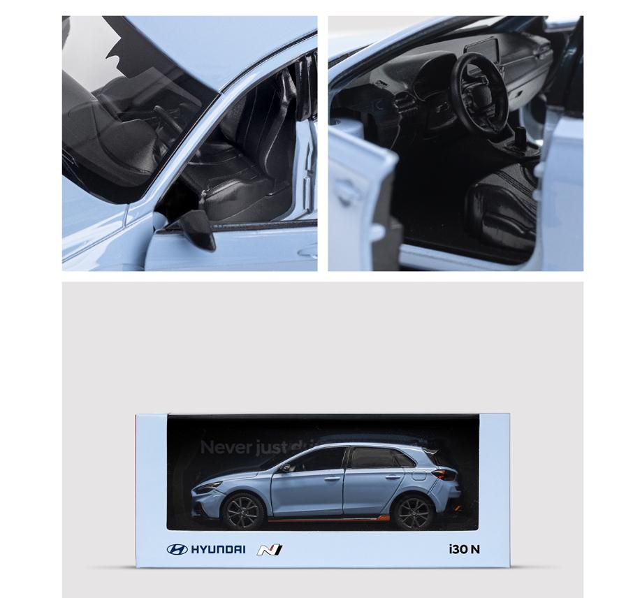 HYUNDAI КОЛЛЕКЦИЯ Оригинальный i30 N 1:38 литых автомобилей