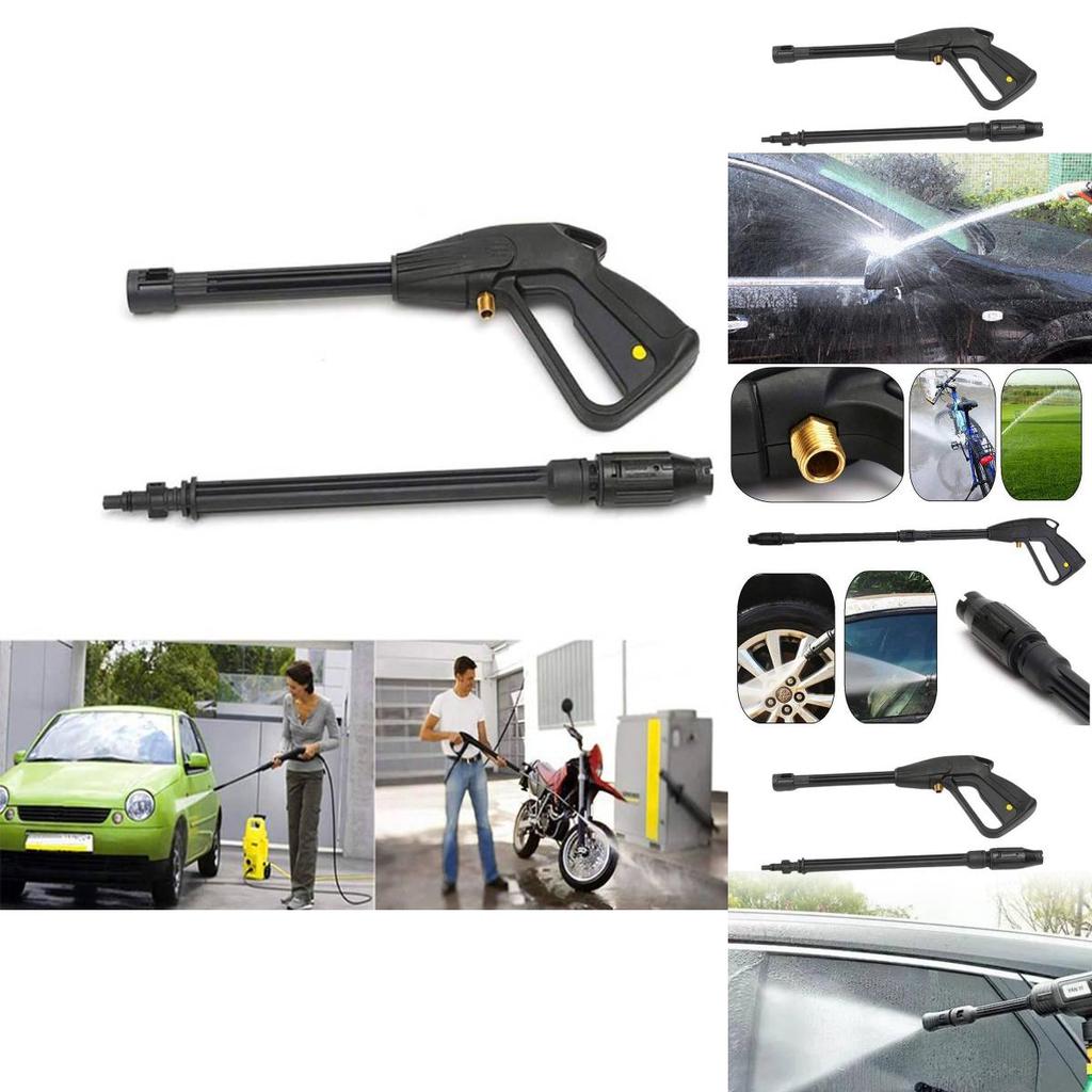 Pressure Washer Spray Gun Jet Lance Car Wash Nozzle Adjustable Garden Watering