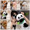 Dog Plush Panda Backpack Pig Capybara Crossbody Bag Casual Animals Raccoon Bag Outdoor