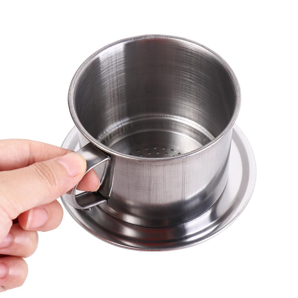 Портативный кофейный фильтр для капельного заваривания кофе из нержавеющей стали, чашка для заваривания кофе, вьетнамская кофеварка для кемпинга