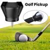 Golf Ball Picker Lightweight Portable Three Claws Clamp Design Threaded Installation Versatile Club Tail Ball Collector