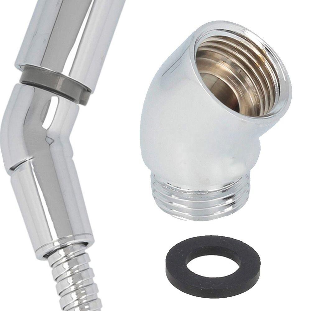 G1/2 Universal Bracket Shower Connector Shower Elbow Adapter Elbow Joint Top Spray Elbow