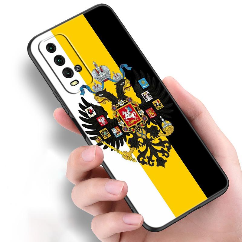 Силиконовый чехол для телефона с эмблемой российского флага для Xiaomi Redmi Note 11 10 9 8 Pro 11T 10T 10S 9S 8T 9 9A 9C 9T, черный чехол