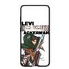 Чехол для телефона для Samsung Galaxy S25 S24 S23 iPhone 16 15 Xiaomi Redmi Note 14 13 12 16E X 11 Pro OPPO Moto Huawei Аниме Леви Атака Титанов Эрен Обложка