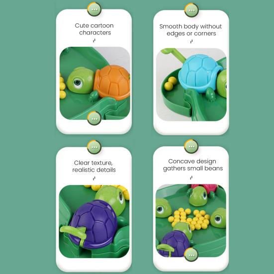 Голодная черепаха настольная игра с шахматной доской и бусинами 4 игрока интерактивная черепаха ест бусины семейная вечерняя игра для вечеринки малыши мальчики девочки развивающая игрушка