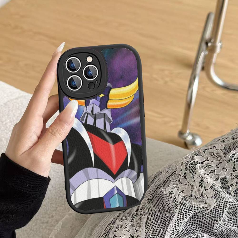 Чехол для телефона UFO R-Robot G-Goldorak для IPhone 11 12 13 14 15 16 Pro Max Mini Plus Мягкий кожаный чехол