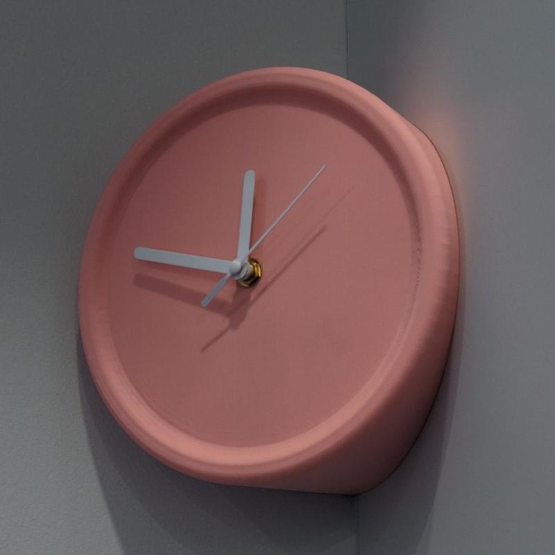 3D Printing DIY Elegant Wall Clock Concave Angle Living Room Luxury Wall Clocks 8 Inch Modern Minimalist Unique Clock Interior Silent Movement Clocks