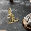 Статуя кенгуру, орнамент кенгуру, бронзовая винтажная скульптура, мини-фигурка для