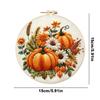 Наборы для вышивания крестом на Хэллоуин с пяльцами, цветной нитью и тканью