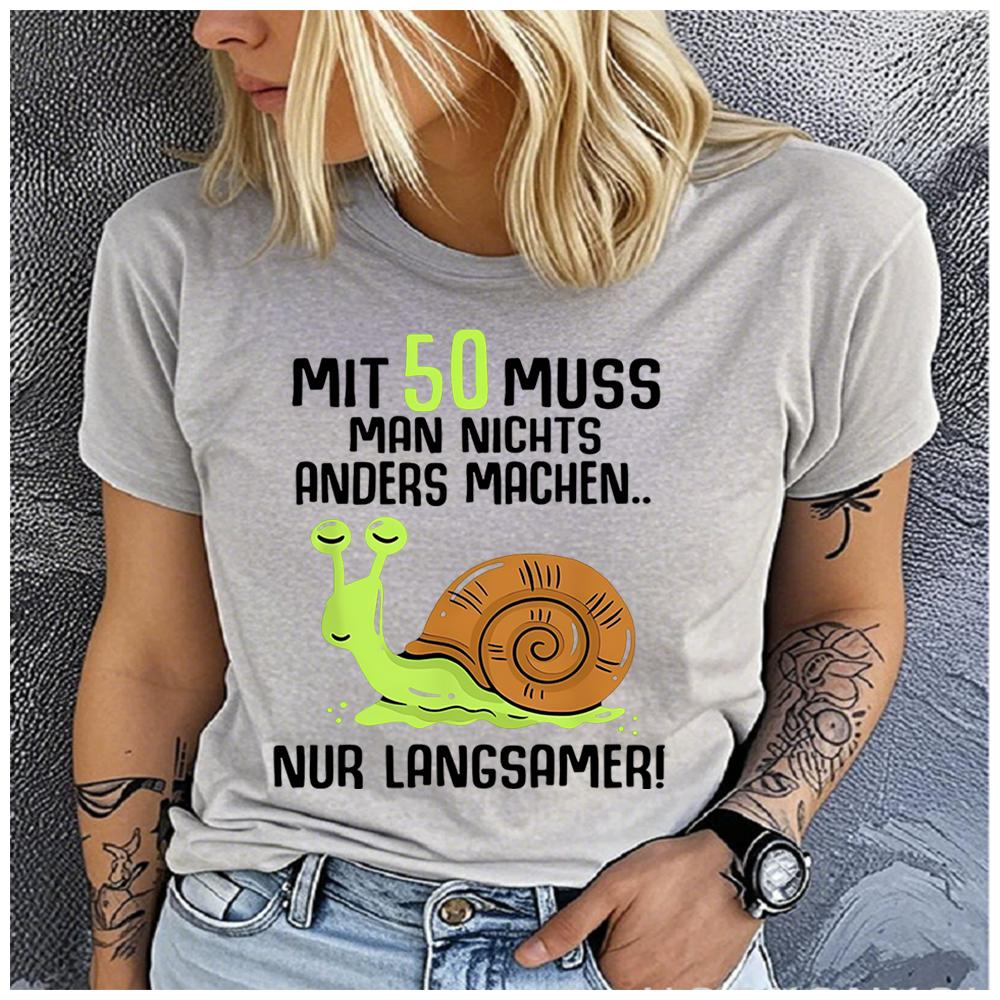 Unisex 100% Polyester Casual T-Shirt Cute Cartoon Print Loose round Neck Short Sleeve Summer Fashion Top