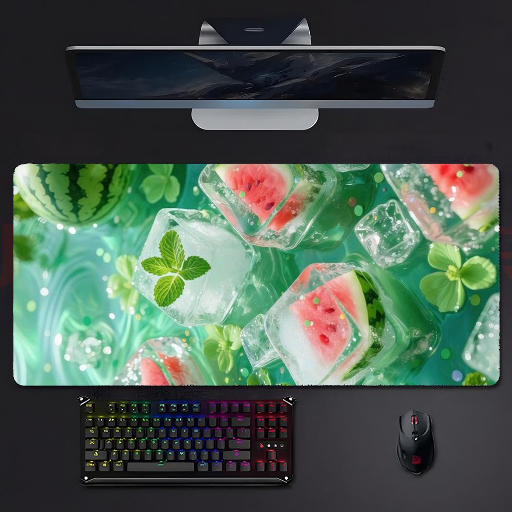 Food Fresh Cchilled Fruit Mouse Pad Mousepad Large Gaming Lockedge Thickened Pc Table Desk Mat