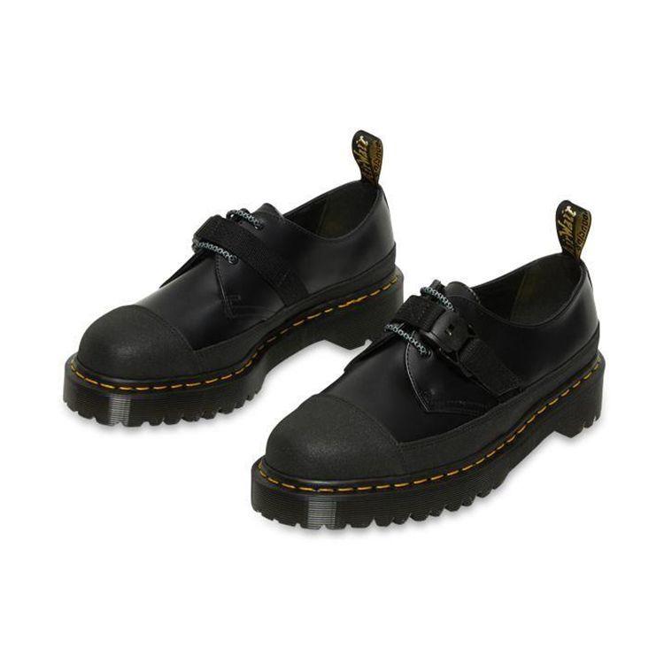 Dr. Martens 1461 Tech Удобные Прочные Повседневные Ботинки Унисекс Угольно-Черные 26884001