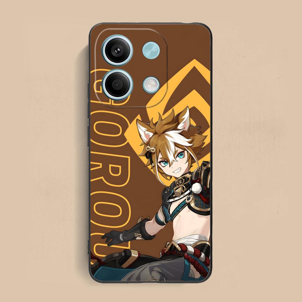 Game GI Gorou Mobile Phone Case for Xiaomi Redmi 15 14 13 12 A5 3 2 1 C Plus 4G 5G Colorful Printing Cover Luxury Cover