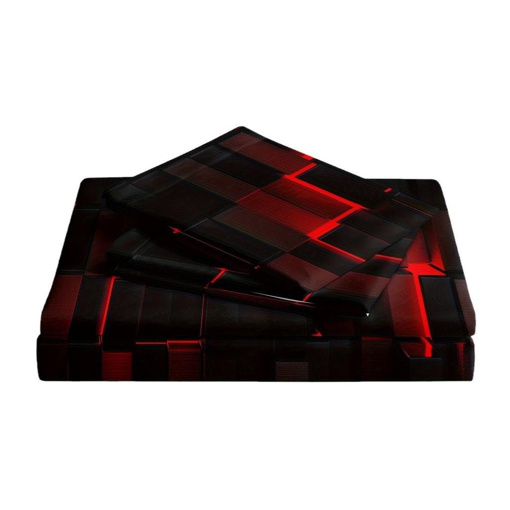 Abstract Grid Geometry Series Quilt Cover Digital Printing Bedding Set Down Duvet Cover for Bedroom Room