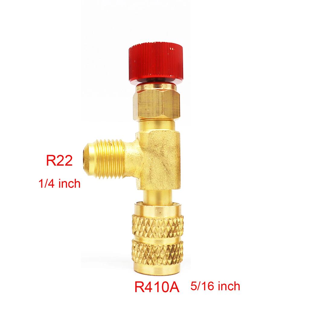 Предохранительный клапан 1/4" SAE 1/4" наружный для хладагентов R410A и R22 для кондиционеров