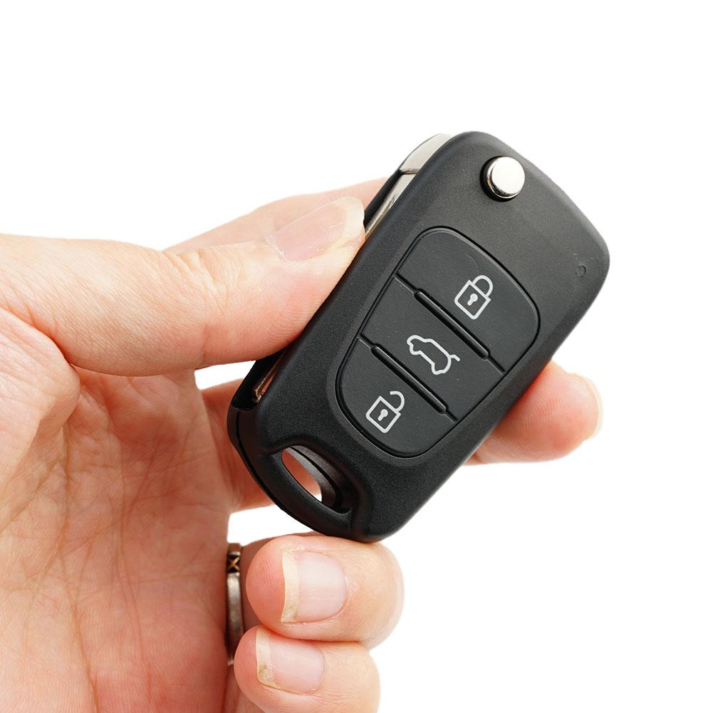 3 Buttons Flip Remote Car Key Shell For Hyundai I10 I20 I30 Ix20 Ix30 For Kia Ceed Picanto Sportage Amanti Sorento Car Fob Case