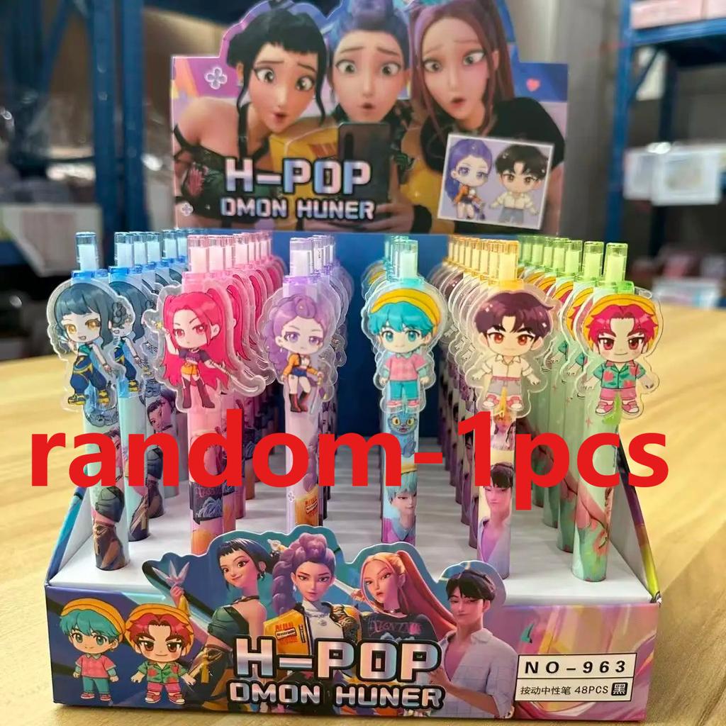 KPop Демон Охотник Студент Ручка Набор для рисования на экзамен Аниме Мультяшный Персонаж Канцелярские товары Школьные принадлежности Подарки