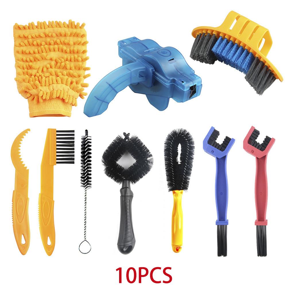 Щетка для чистки цепи для горного велосипеда, набор щеток для шин, инструмент для обслуживания