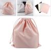 25x30cm Large Canvas Plain Drawstring Storage Bags Travel Packaging Shoes Toys Laundry Organizer Bag