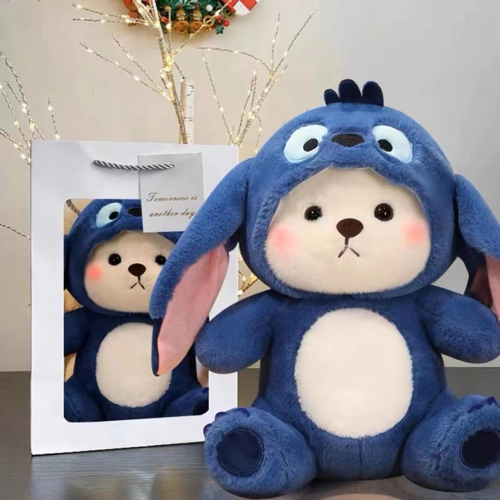 Crossdressing Capibara Unicorn/Panda Teddy Bear Doll Plush Toys Gift For Children