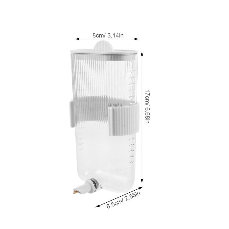 Parrot Water Bottle Automatic Parrots Waterer Large Capacity No Mess Bird Feeder Plastic Drinking Feeder for Budgie Cockatiel