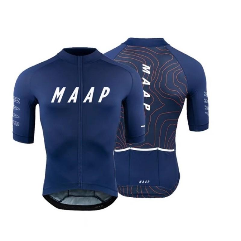 MAAP Cycling Jersey Short Sleeve Quick Dry Breathable Road Mountain Biking Unisex