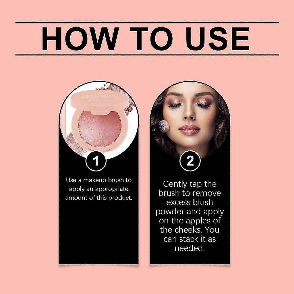 Nude Pink Blush with Luminous Pearl Finish Natural, Buildable, Easy-to-Apply Soft Glow Makeup for Radiant Cheeks, 5g