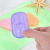 1pc R Soap Convenient Washing Hand Bath Soap Flakes Travel Portable Scented Slice Sheets Foaming Box Paper
