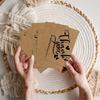 50pcs Thank You Cards Pack Add Your Greetings Word to Customer Clients Greetings