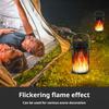 Садовый солнечный фонарь с эффектом мерцающего пламени, автоматическое включение/выключение, IP65, водонепроницаемый, простая установка, солнечный подвесной светильник для внутреннего и наружного декора