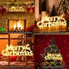 Светодиодная 3D буква Merry Christmas, световая вывеска, настольная табличка, праздничная вечеринка, домашнее украшение, орнамент, декор