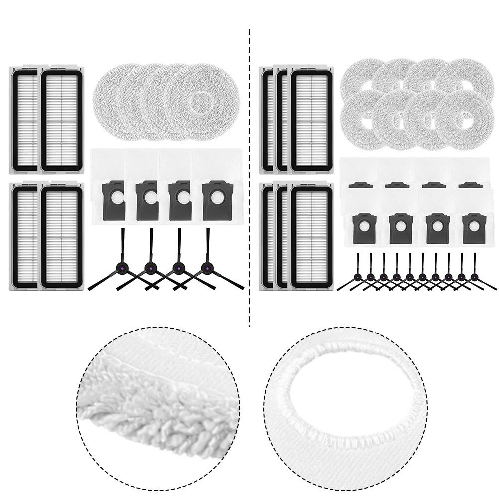 Replacement Kit Filter Paper Inserts Nylon Side Bristles