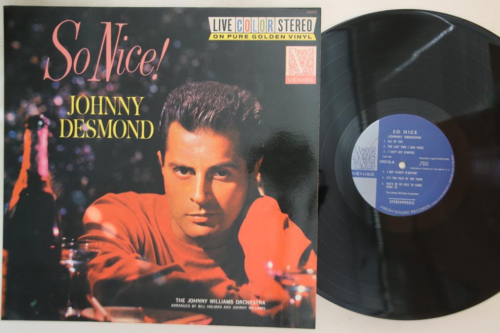 Виниловая пластинка JOHNNY DESMOND - So Nice! FSR729 FRESH SOUND 1990 Испания Поп Б/у