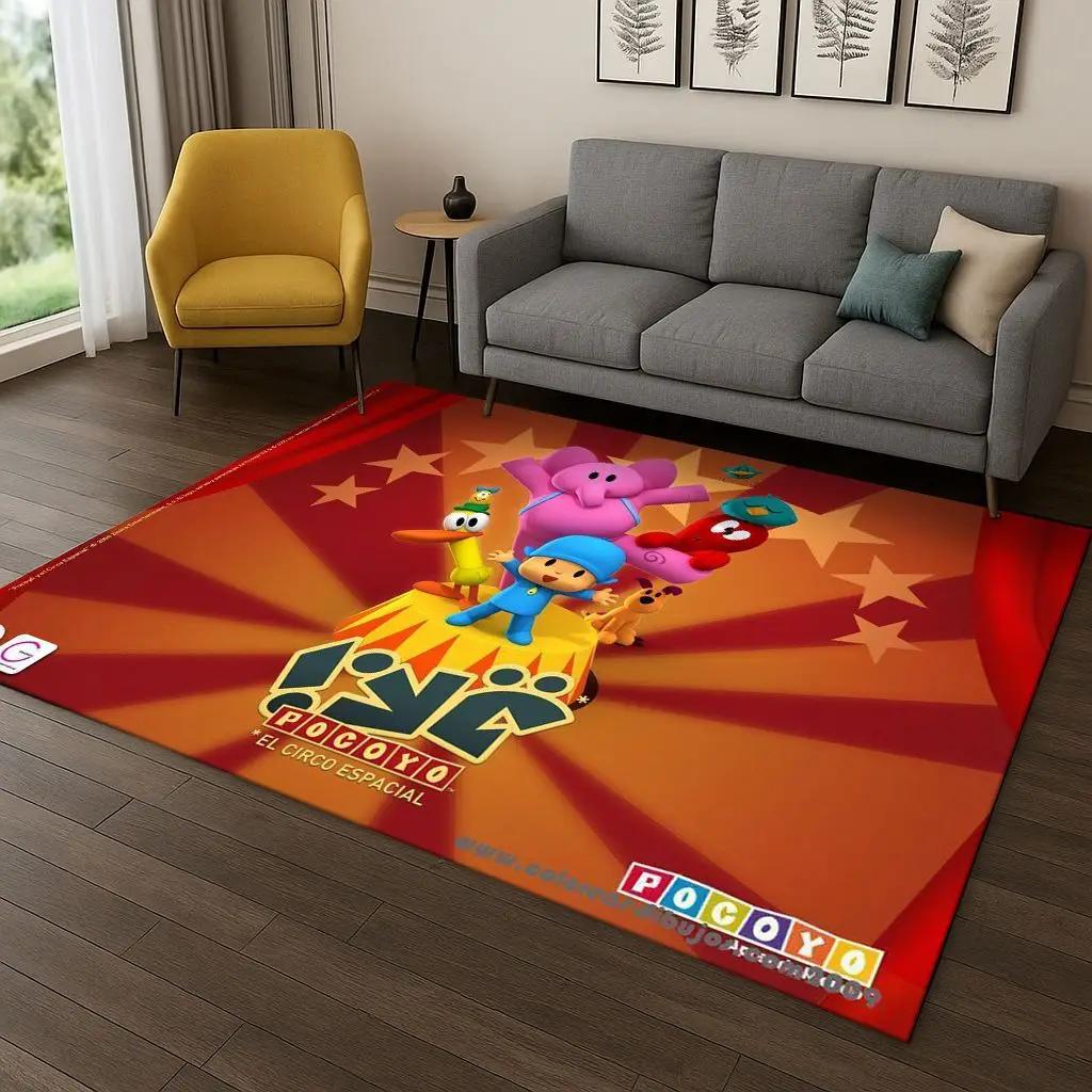 3D P-Покойо Элли Пато Мультяшный Ковер Коврик для Спальни Гостиной Дивана Домашний Декор, Детская Игровая Зона Коврик Нескользящий Напольный Коврик Подарок