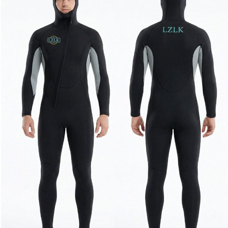 3mm Full Body Wetsuit Men Women Thermal Neoprene Diving Surfing Snorkeling Winter Swimming Long Sleeve