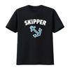 Футболка Skipper Anchor Моряк Парусный спорт Катание на лодке Яхтинг XS - 5XL Круглый вырез винтажная Стирка графический Немного уличный стиль - Мужская...