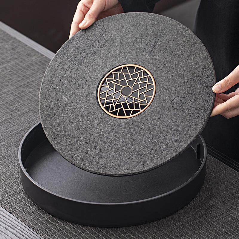 Круглая керамическая влаговпитывающая подставка для чая Yipan