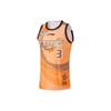 Li Ning CBA Series Zhao Jiwei Letter Number Print Crew Neck Pullover Basketball Jersey Men Jersey Sunshine-Orange AAYU257-1