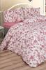Emma Bedding Set 4 Pcs, Duvet Cover, Bed Sheet, Pillowcase, Double Size, Self Patterned, Wedding, Daily Use Red