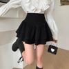 Женские шорты с высокой талией и плиссированной юбкой-фонариком в корейском стиле на весну/лето